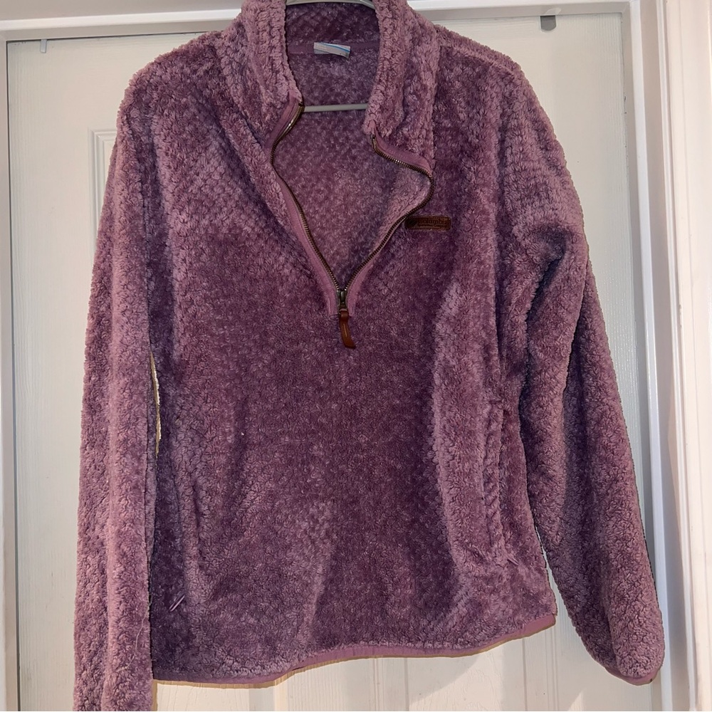 Columbia Purple Fleece Pullover
